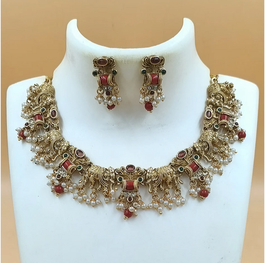 Matrut | Ethnic Necklace Set - M366