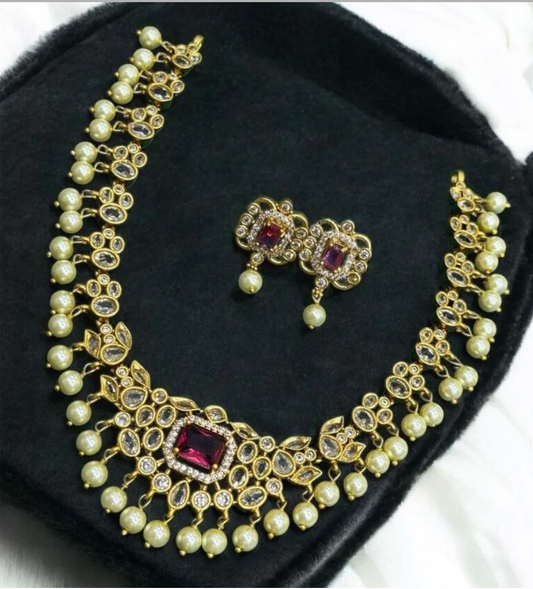 Matrut | Ethnic Necklace Set - M384