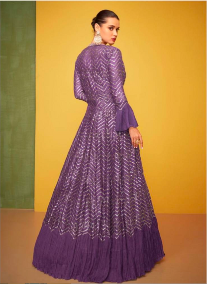 Matrut | Petals Purple Gown