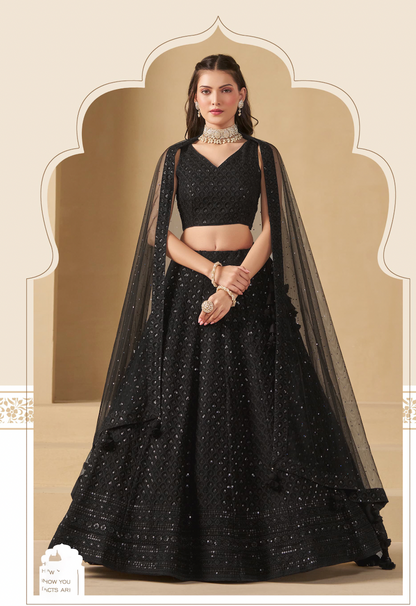 Matrut | Florance Black Lehenga