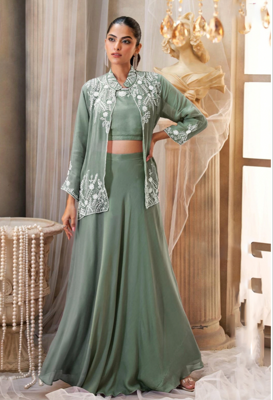 Matrut  |  Miraya Edge Sea Green Trio Set