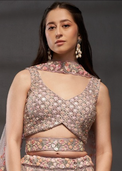 Matrut | Aria Belle Pink Lehenga