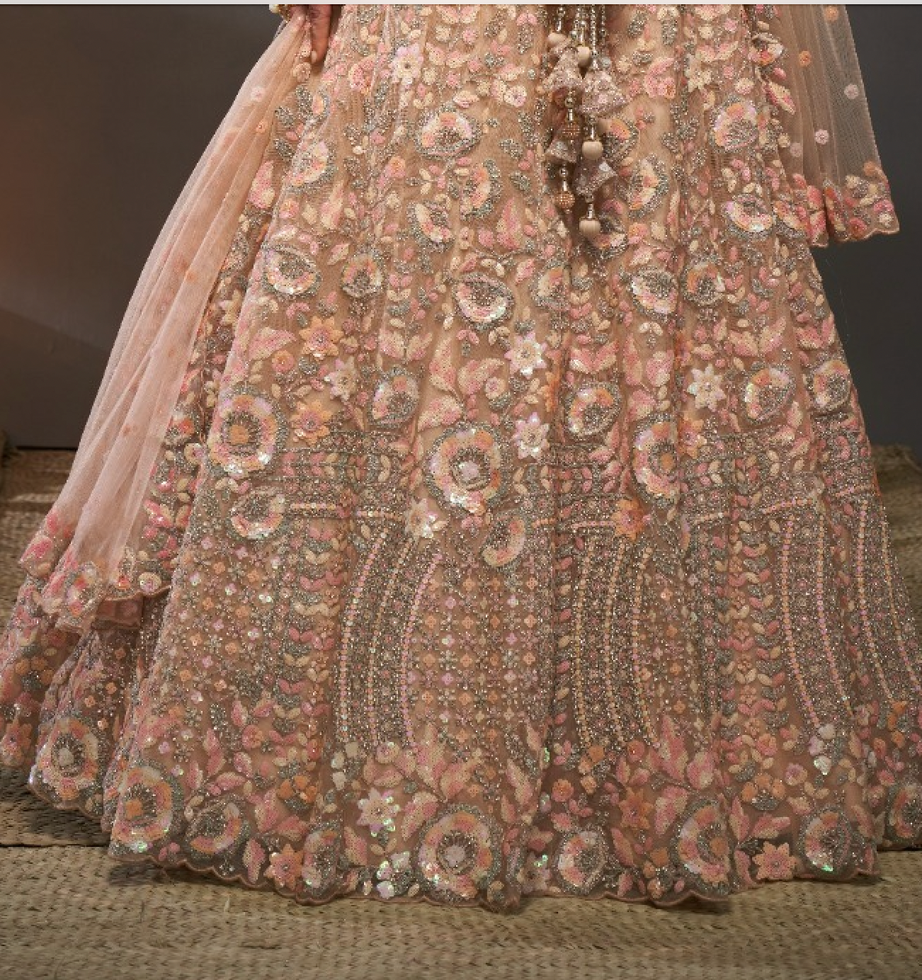 Matrut | Aria Belle Peach Lehenga