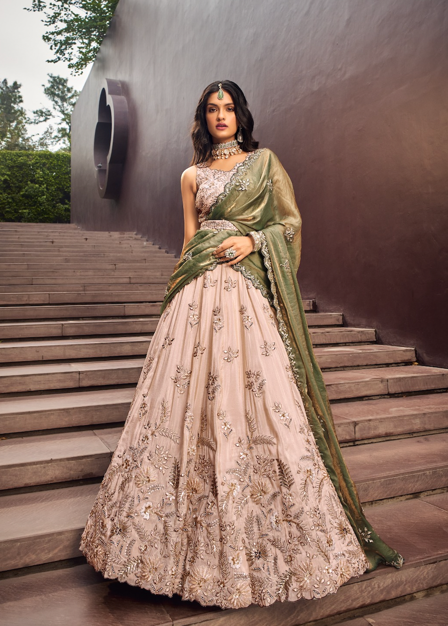 Matrut | Coconut Crush Hour Green Lehenga