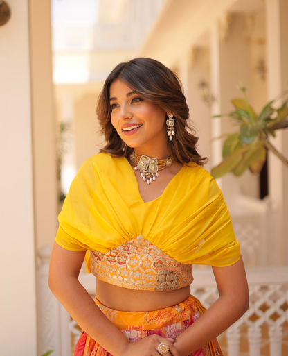 Matrut | Solina Yellow Lehenga