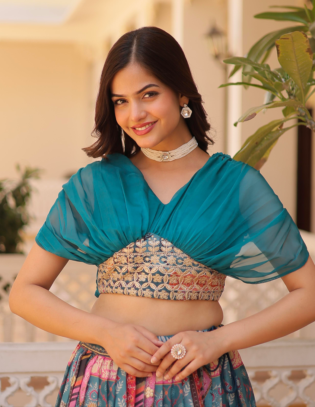 Matrut | Solina Blue Lehenga