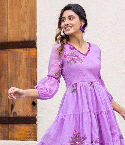 Matrut  | Rosaira Yellow Empire Waist Dress