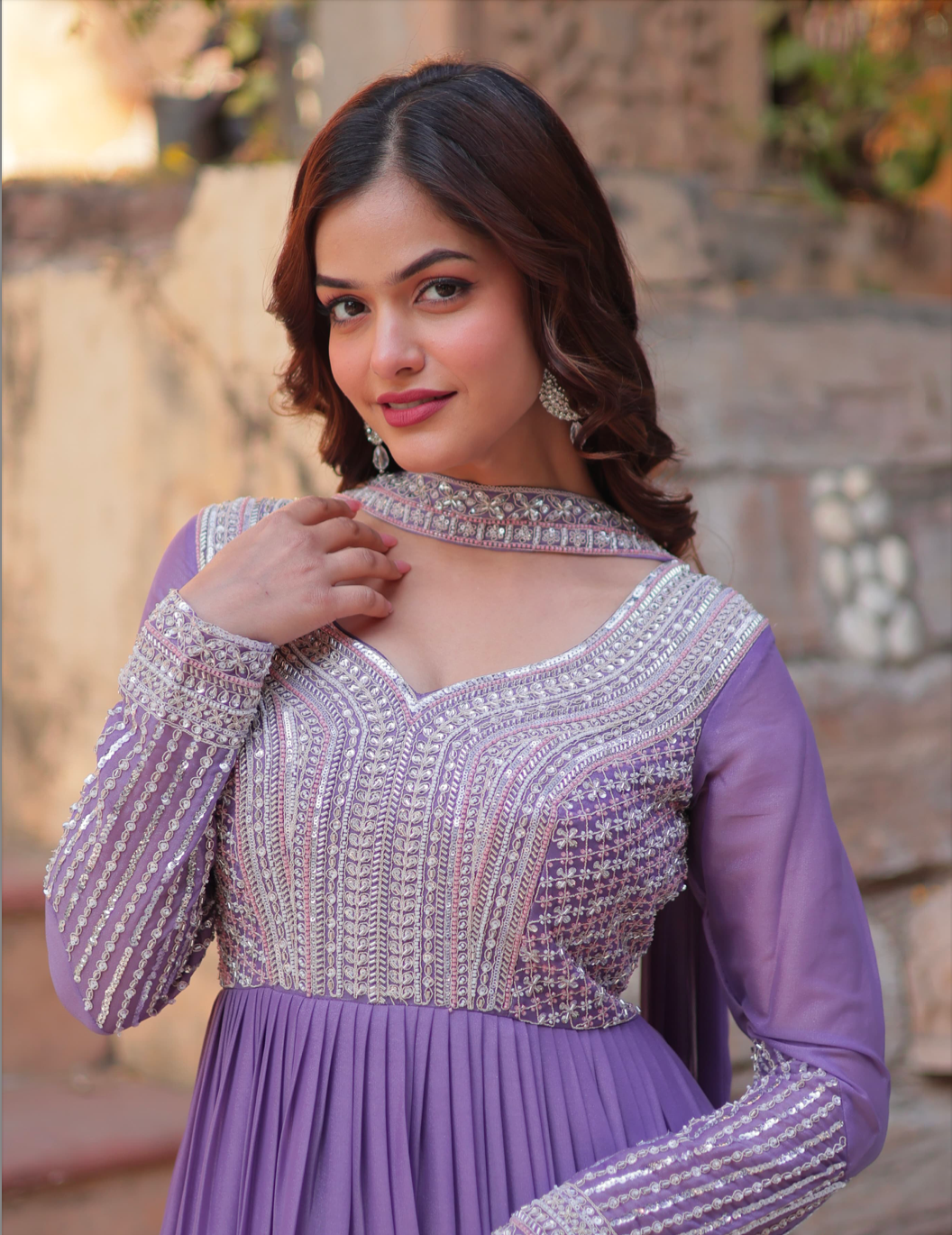 Matrut |  Elva Shimmer Purple Gown