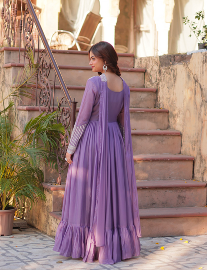 Matrut |  Elva Shimmer Purple Gown