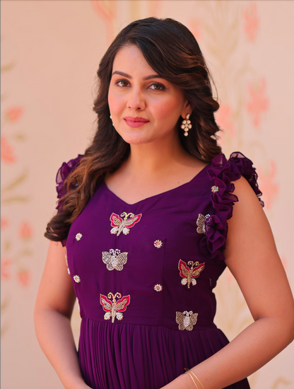 Matrut | Fable Butterfly Purple Gown