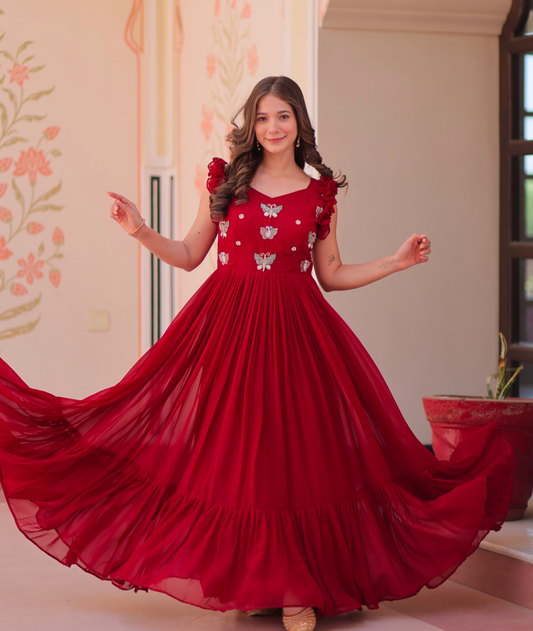 Matrut | Fable Butterfly Red Gown