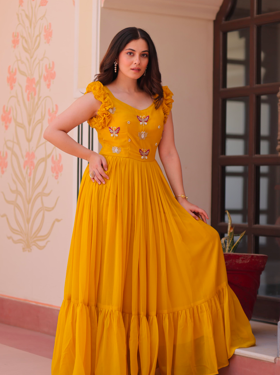 Matrut | Fable Butterfly Yellow Gown