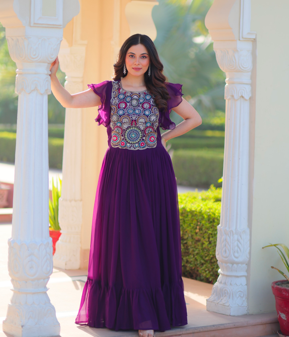 Matrut | Flouria Purple Gown