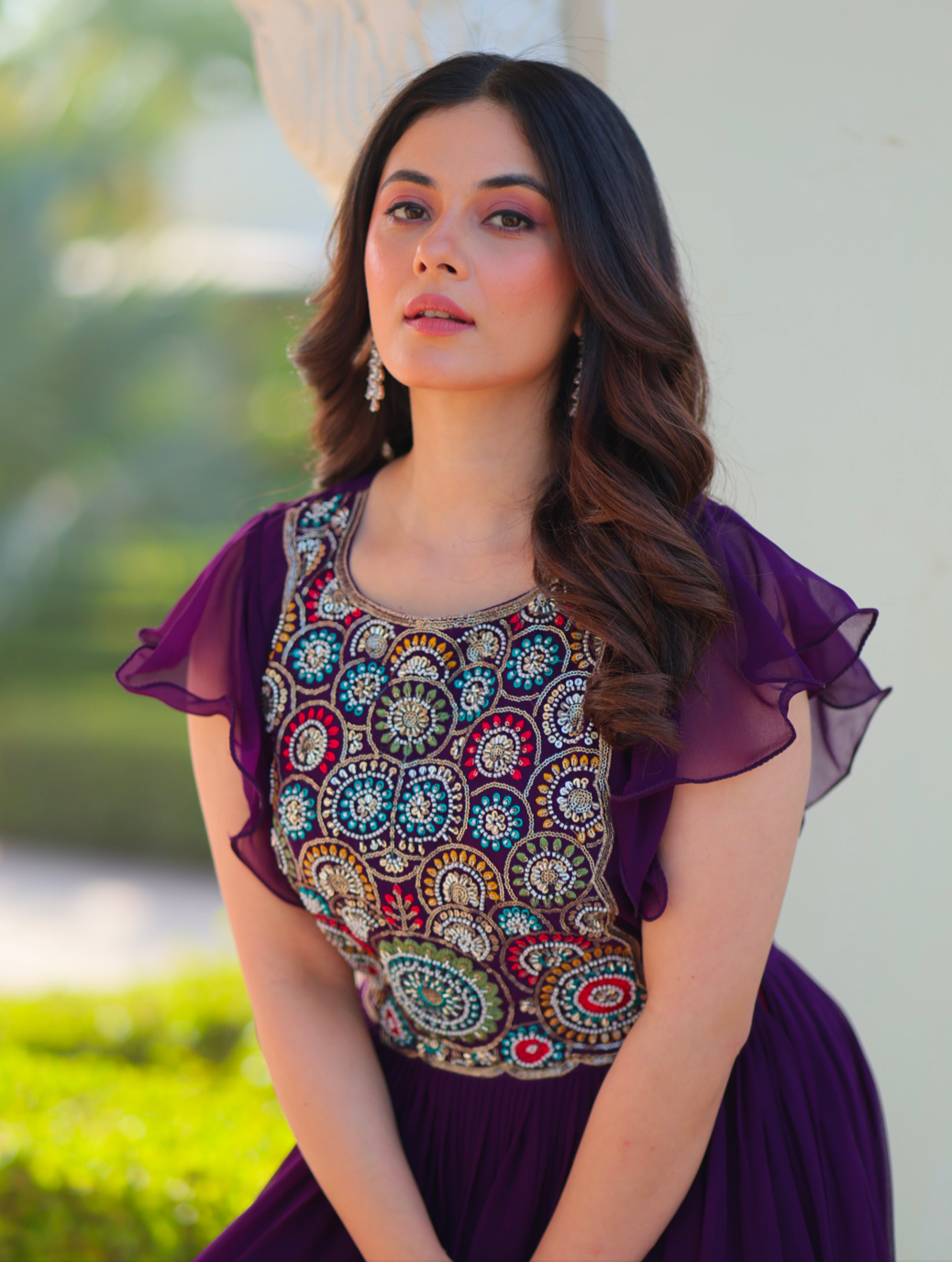 Matrut | Flouria Purple Gown