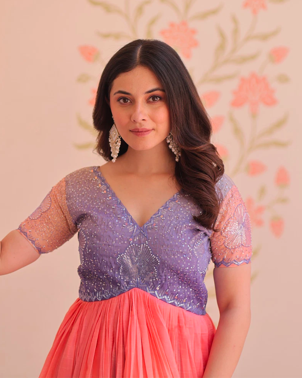 Matrut | Tuty Fruity Purple Multicolor Gown