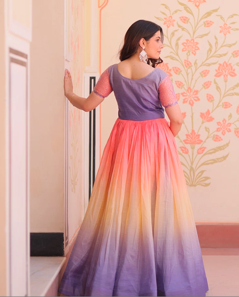 Matrut | Tuty Fruity Purple Multicolor Gown