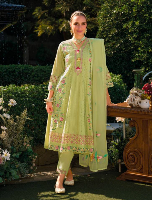 Matrut  | Jugni Green Anarkali Suit