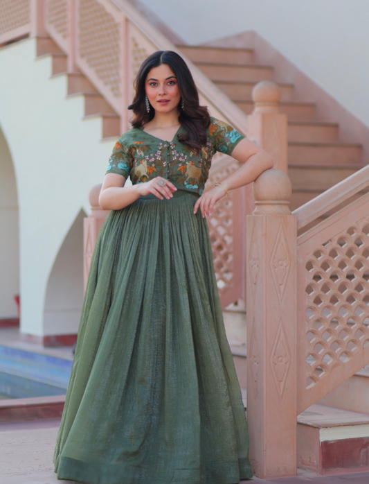Matrut | Nature Bliss Green Gown