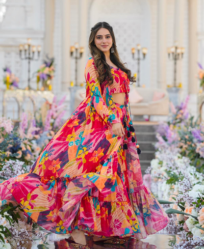 Matrut  | Tipsy Tales Red Multicolor Trio Set