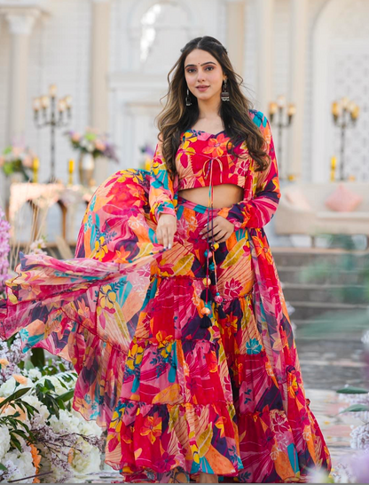 Matrut  | Tipsy Tales Red Multicolor Trio Set