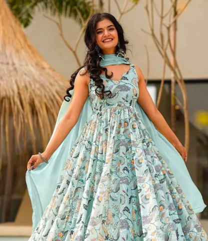 Matrut | Florista Sky Blue Gown
