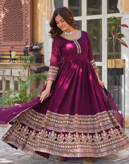 Matrut | Keeran Wine Gown