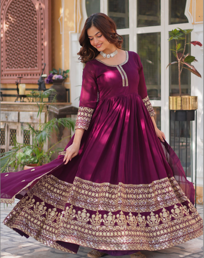 Matrut | Keeran Wine Gown
