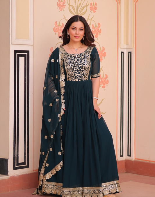 Matrut | Keeran Green Gown
