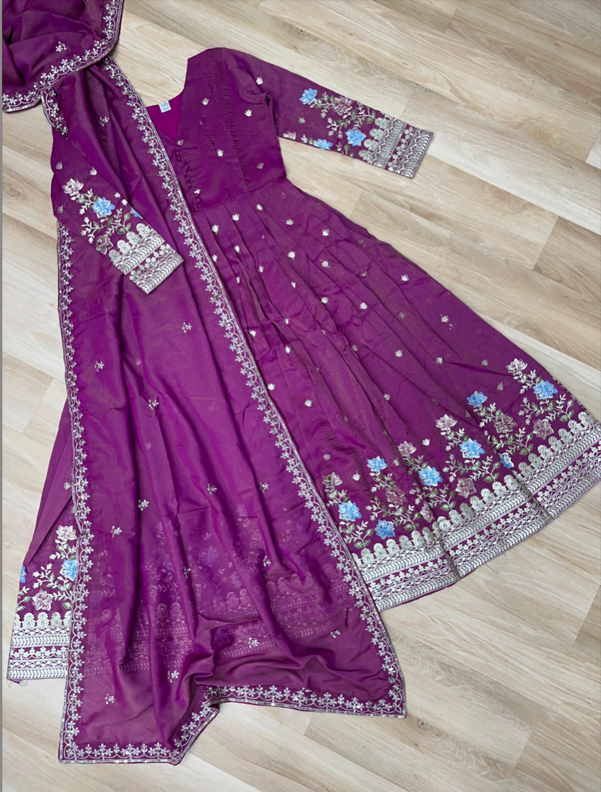 Matrut | Farishta Purple Gown