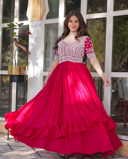 Matrut | Tripti Red Gown