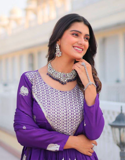Matrut | Aakriti Purple Gown