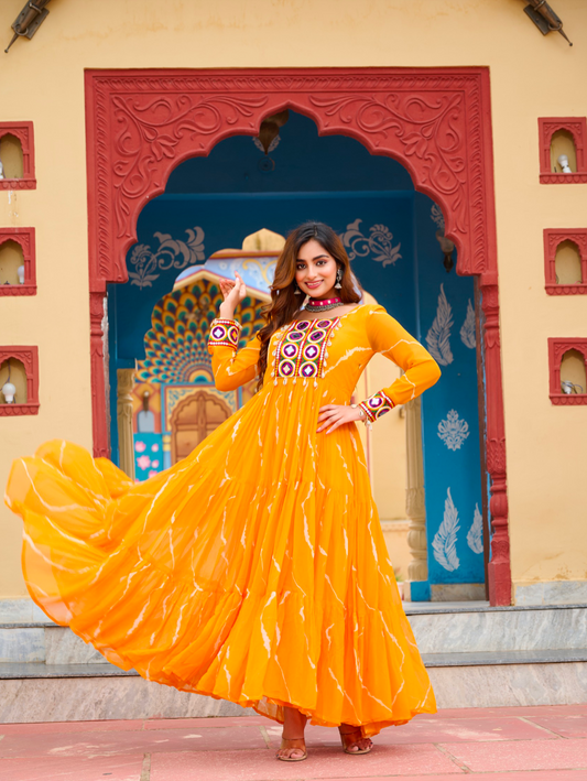 Matrut | Dandiya Diaries Gown - D004
