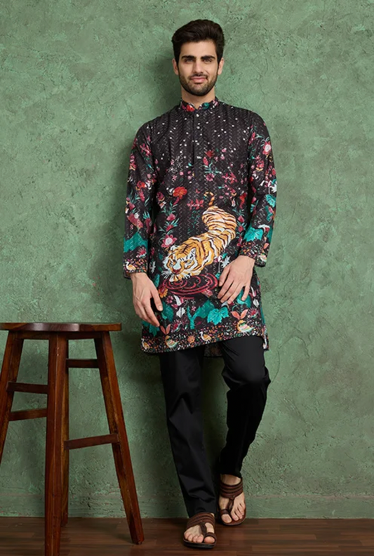 Matrut | Kurta Kraft Black Kurta Set
