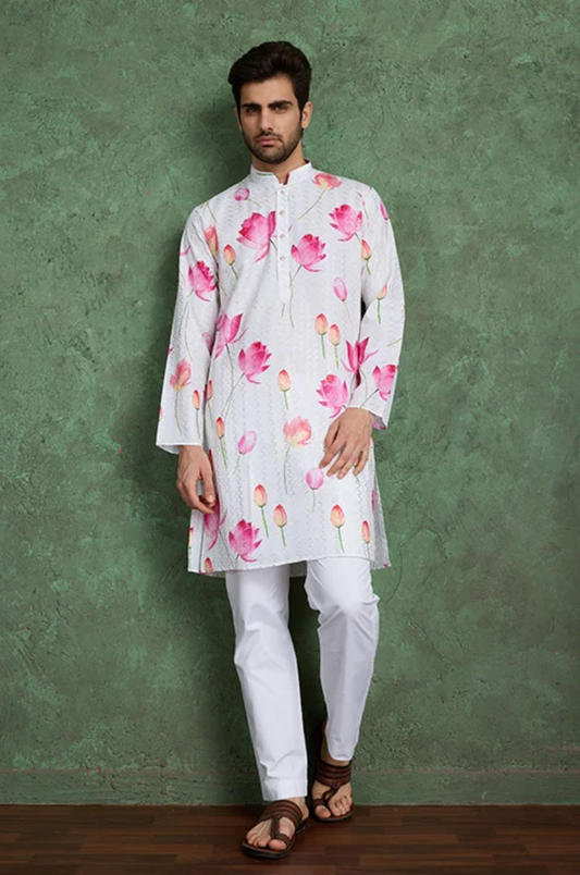 Matrut | Kurta Kraft White Kurta Set