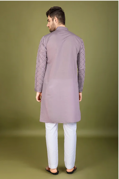 Matrut | Elysian Lavender Kurta Set