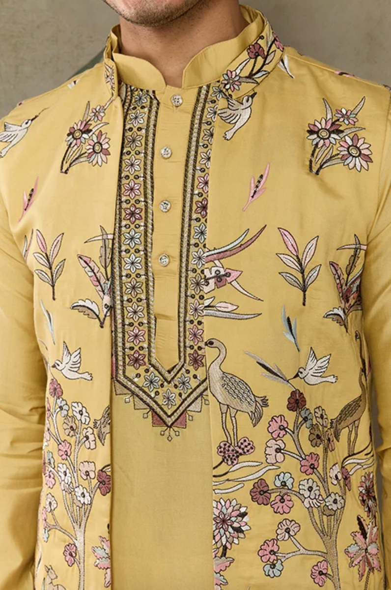 Matrut | Rajwada-2 Yellow Kurta Set