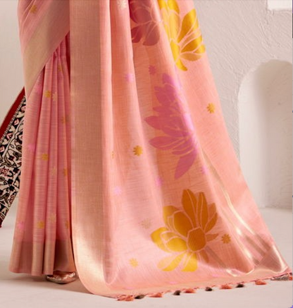 Matrut | Dinamic Peach Saree