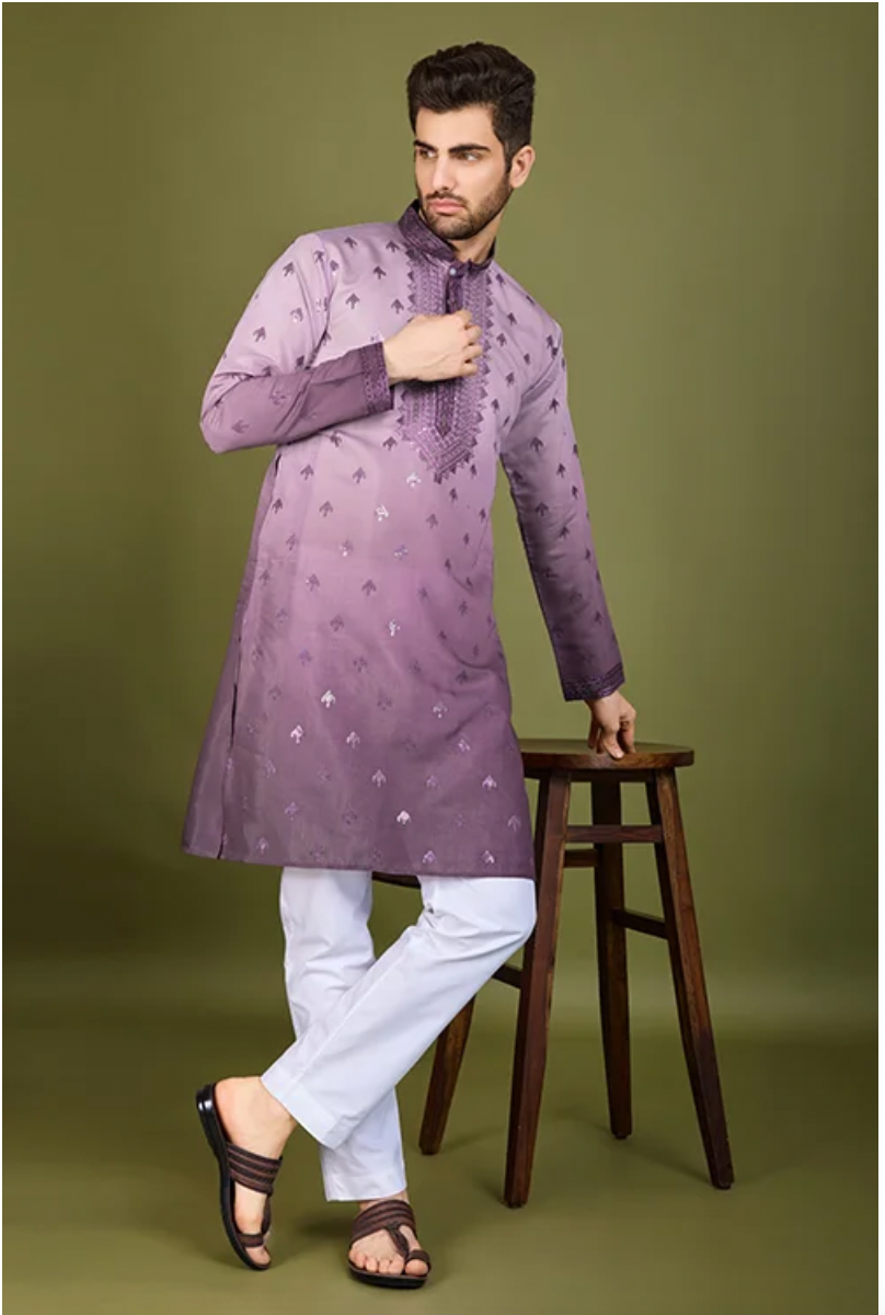 Matrut | Ember Purple Kurta Set