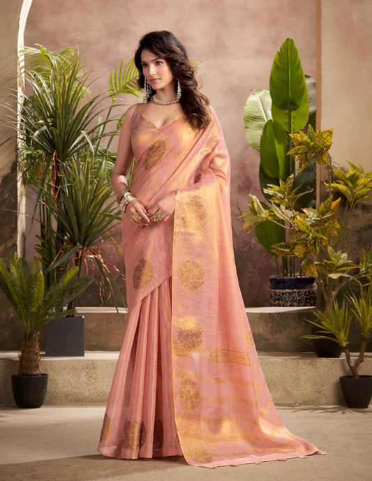 Matrut | Kiri Rusty Pink Saree