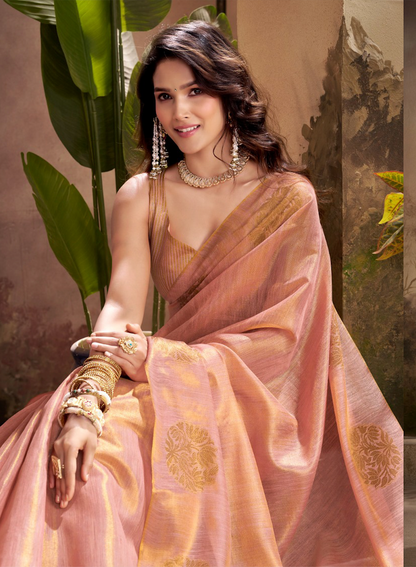 Matrut | Kiri Rusty Pink Saree
