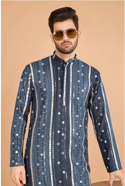 Matrut | Horizon Hues Blue Kurta Set