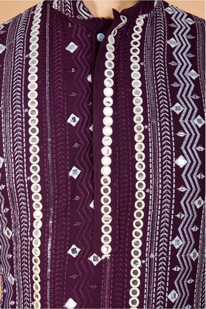 Matrut | Horizon Hues Purple Kurta Set