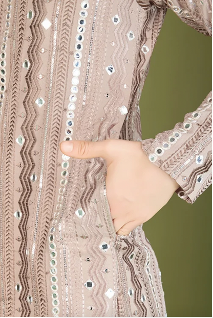 Matrut | Horizon Hues Ivory Kurta Set