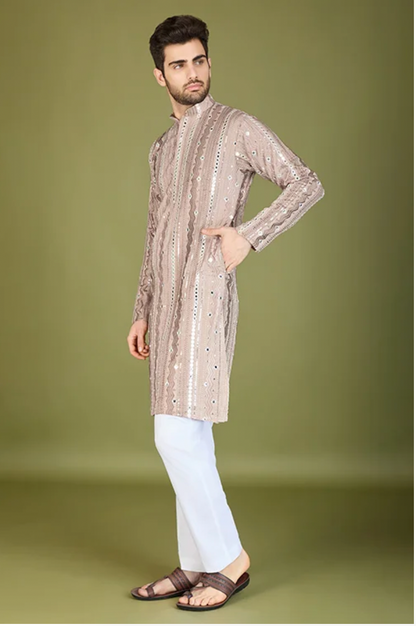 Matrut | Horizon Hues Ivory Kurta Set