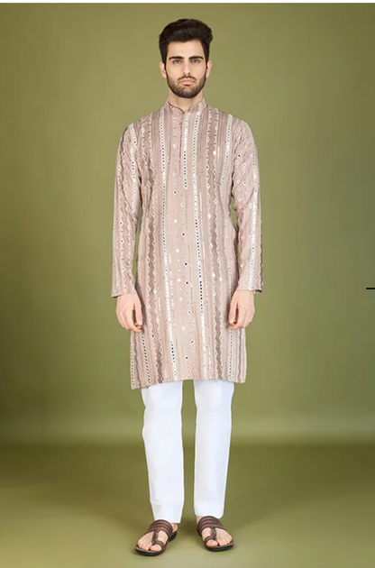 Matrut | Horizon Hues Ivory Kurta Set