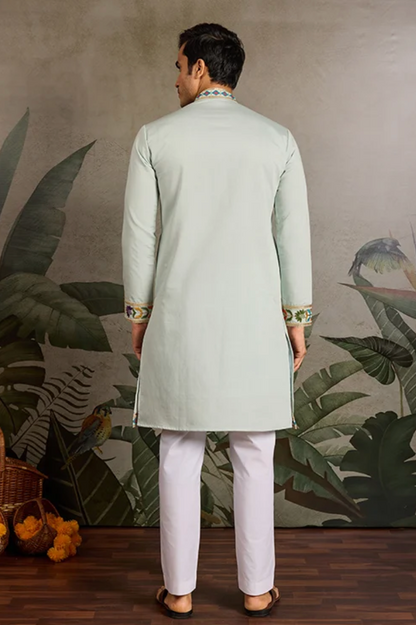 Matrut | Jhankaar Pista Green Kurta Set
