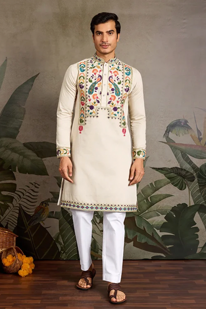 Matrut | Jhankaar Beige Kurta Set
