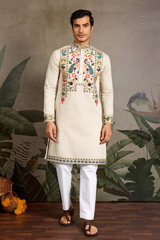 Matrut | Jhankaar Beige Kurta Set