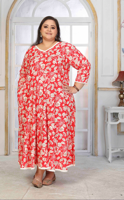 Matrut | Cheer Red Long Dress