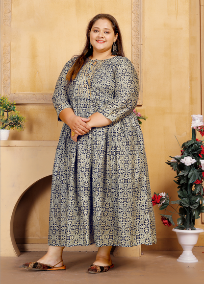 Matrut | Lush Blue Long Dress